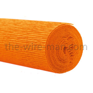 florist crepe paper-light orange